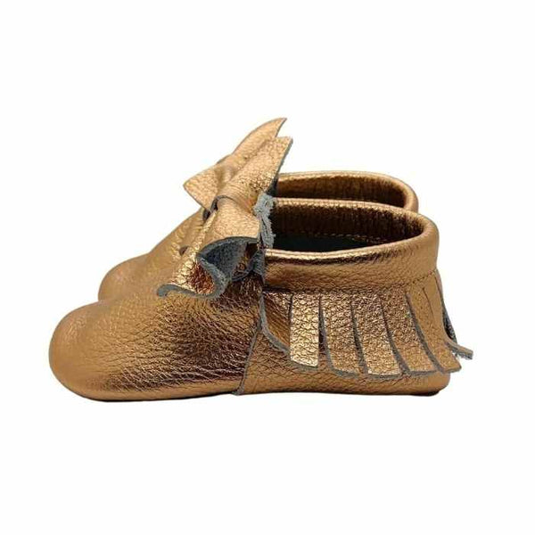 Baby rose gold shoes deals