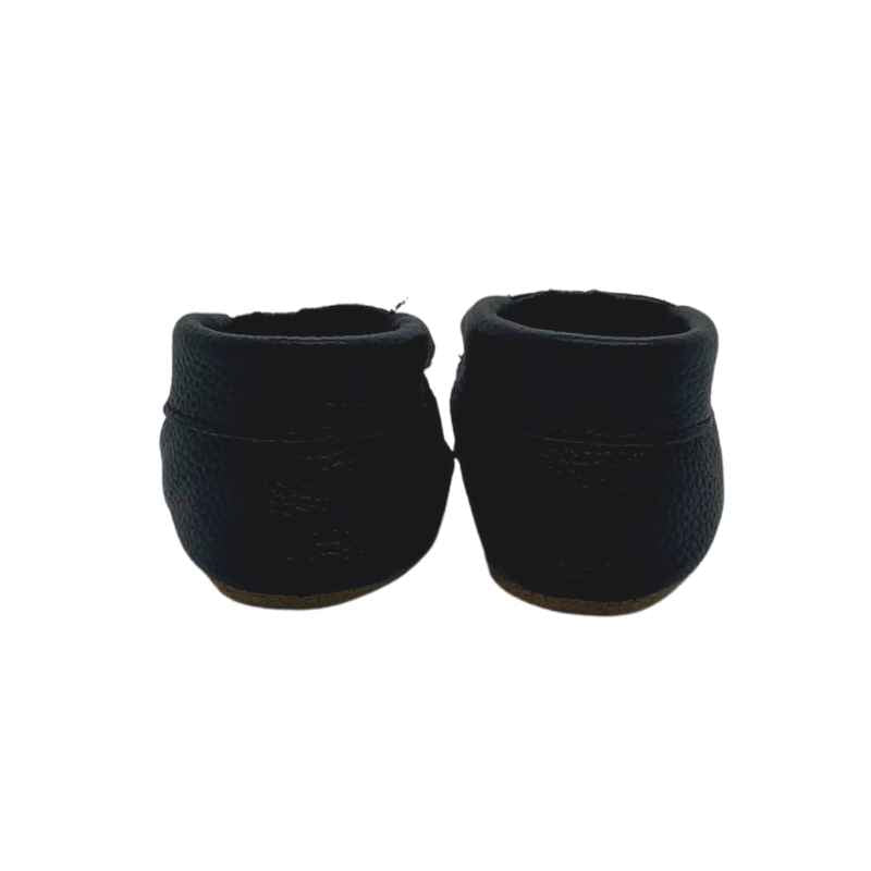Jett Black Baby Shoes | Soft Sole