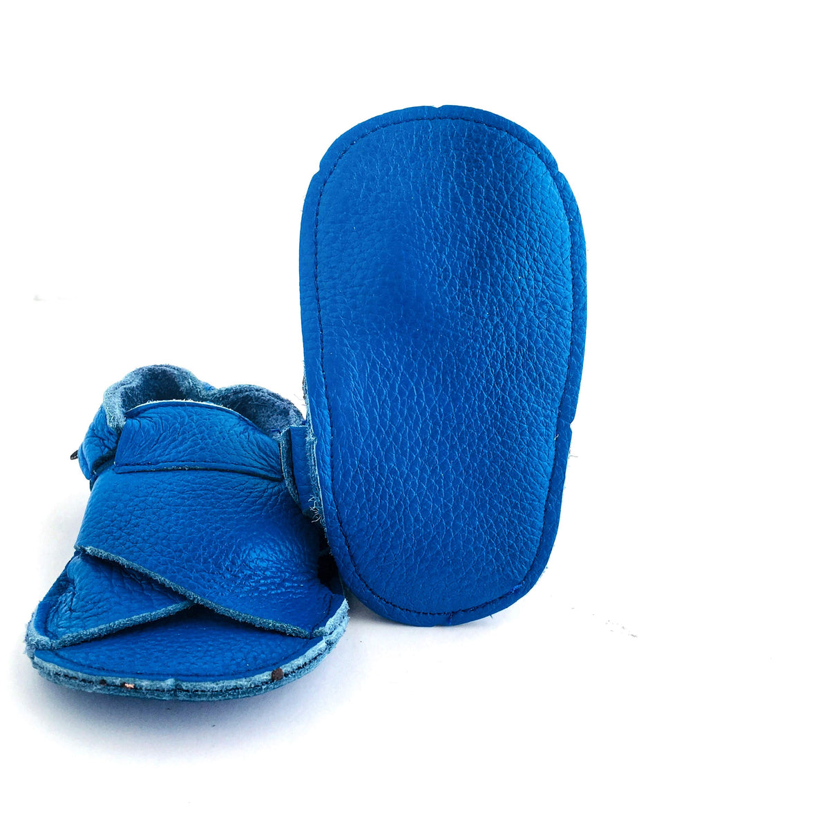 Cross Soft Sole Sandal Sole View Electric Blue