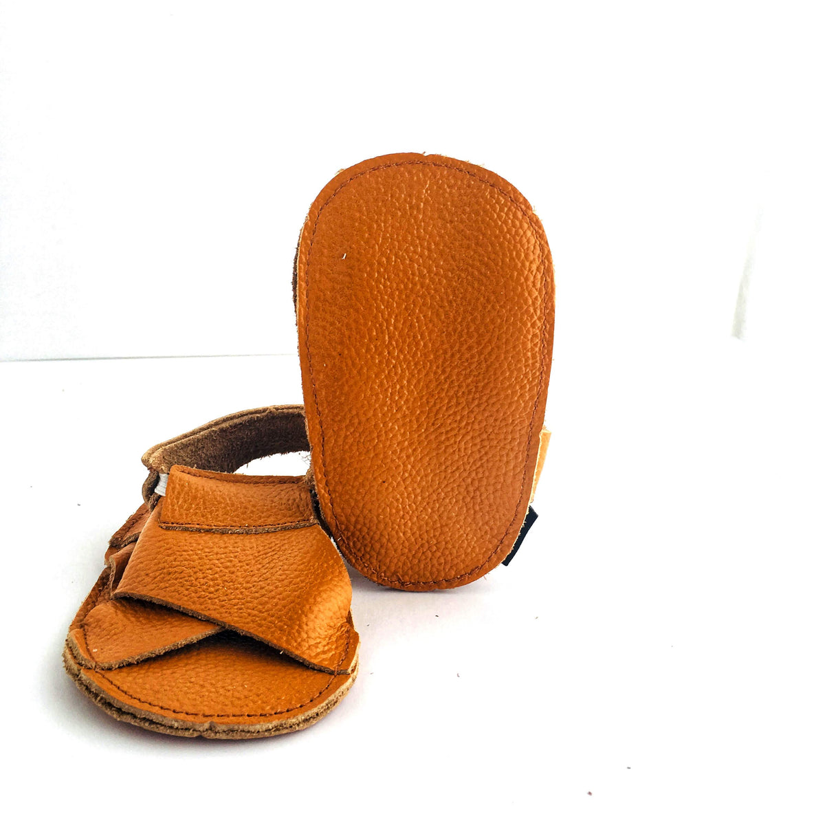 Cross Soft Sole Sandal Sole View Caramel Colour