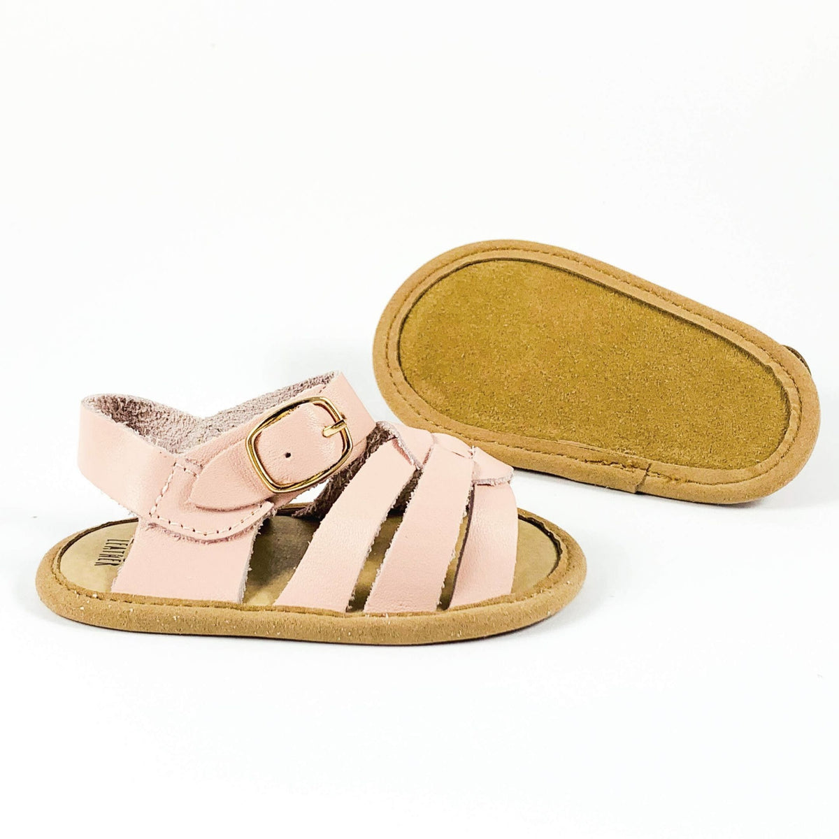 Soft Sole Kids Sandal Sole View Pink Colour