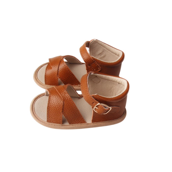 Caramel Toddler Sandals | Grip Sole