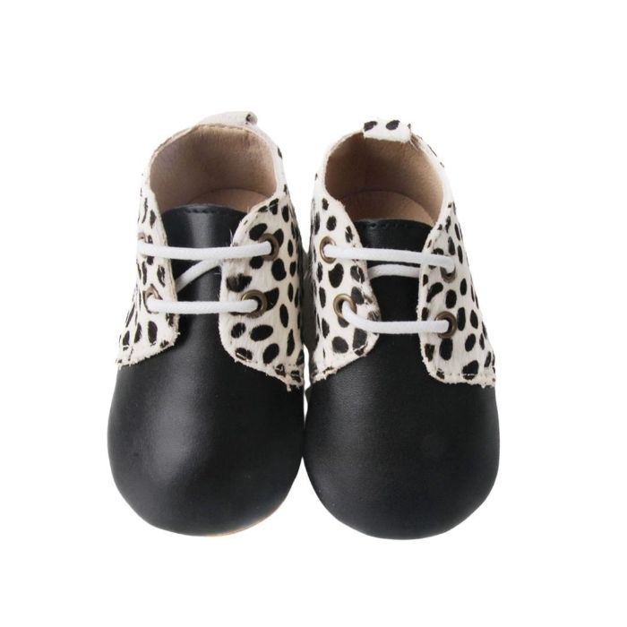 Toddler Boots Animal Print Grip Sole above view