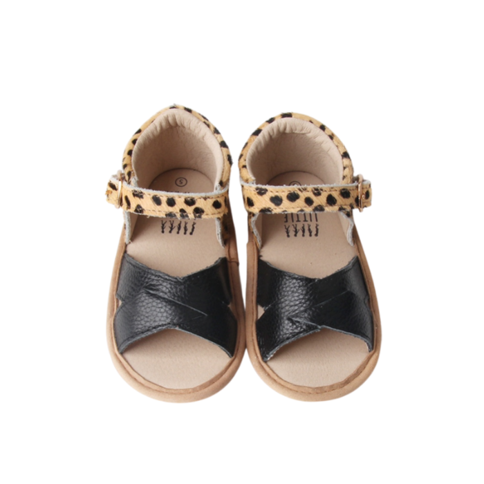Baby leopard sandals 2025