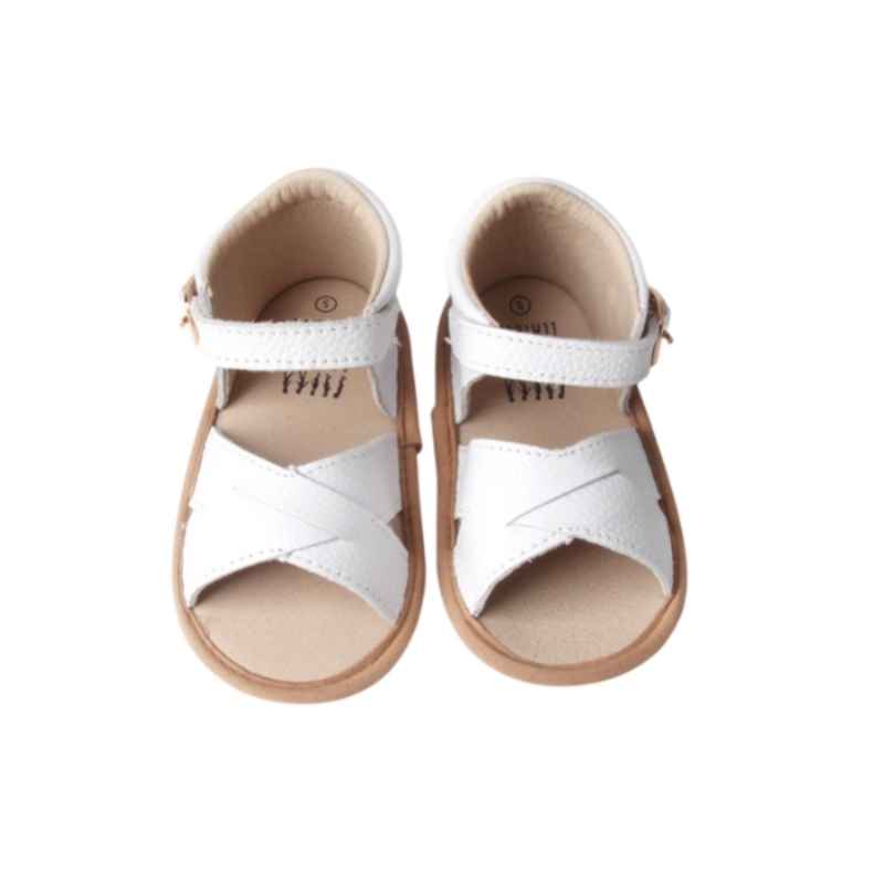White Toddler Sandals | Grip Sole