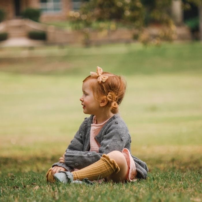 Cloud Grey Baby Moccasins | Soft Sole