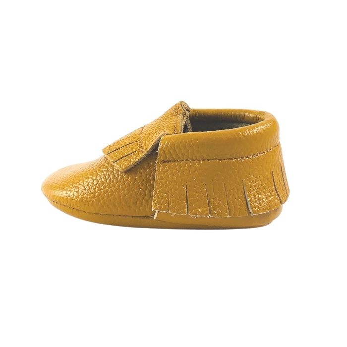 Sweet Caramel Baby Moccasins | Soft Sole