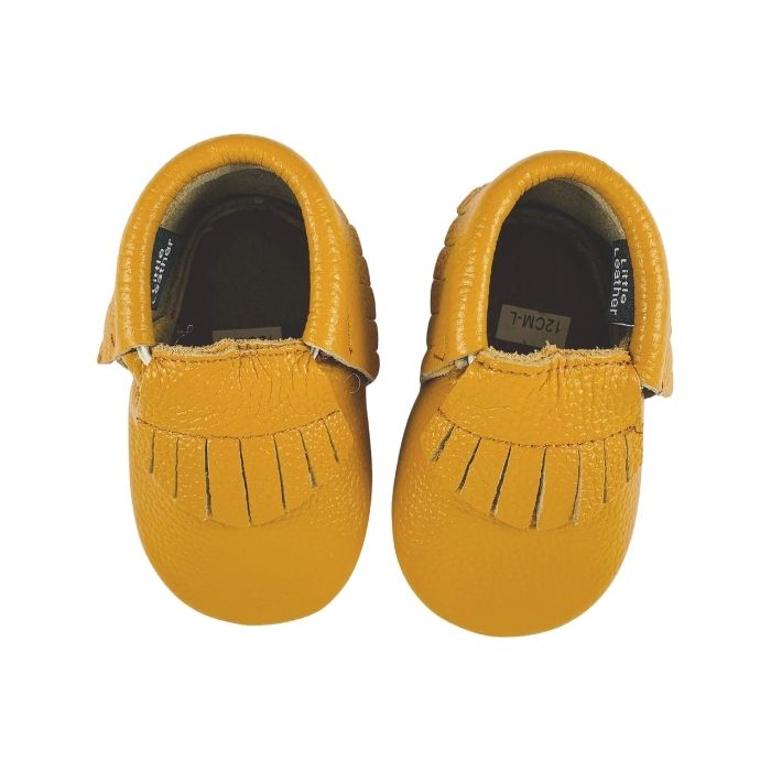 Sweet Caramel Baby Moccasins | Soft Sole