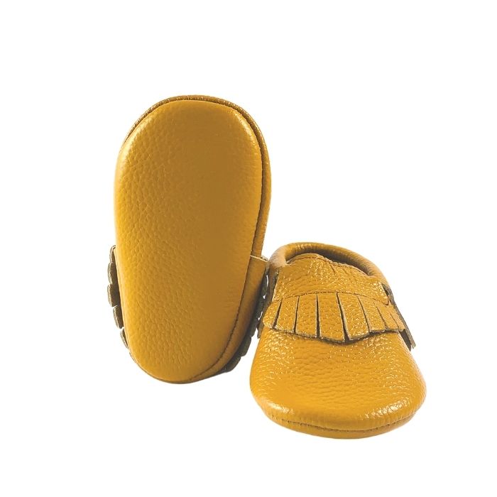 Sweet Caramel Baby Moccasins | Soft Sole