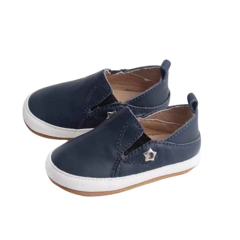 Ahoy There Navy Sneaks | Grip Sole